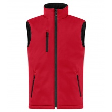 Clique Softshell Vest Padded Vest (cleanly cut, padded softshell vest) red Men